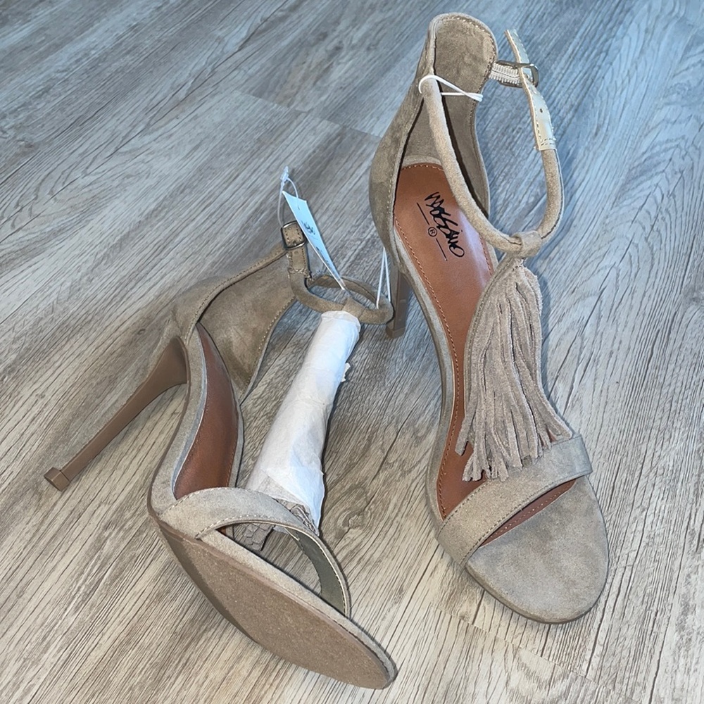 Mossimo Suede Fringe Heels